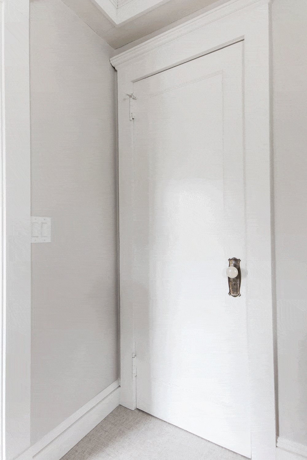 kitchen pantry with peg hooks