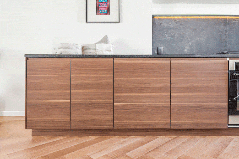 integrated kitchen cabinetry