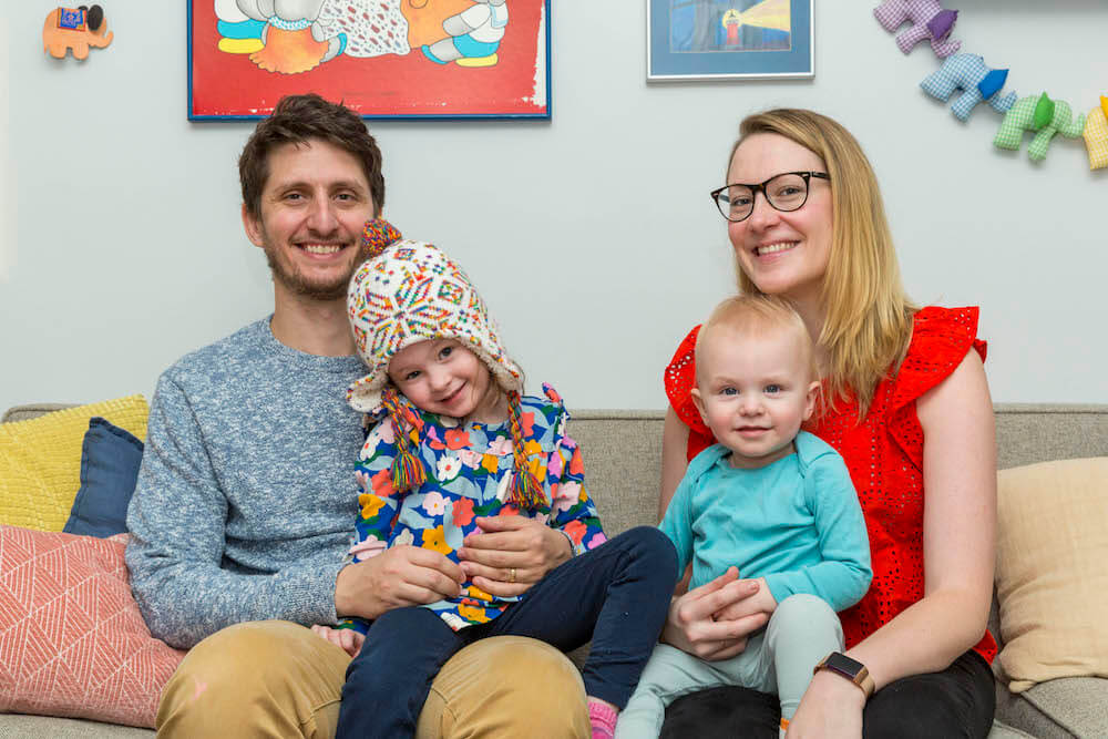 Portrait of the Sweeten homeowners