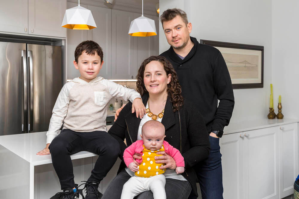 Portrait of the Sweeten homeowners