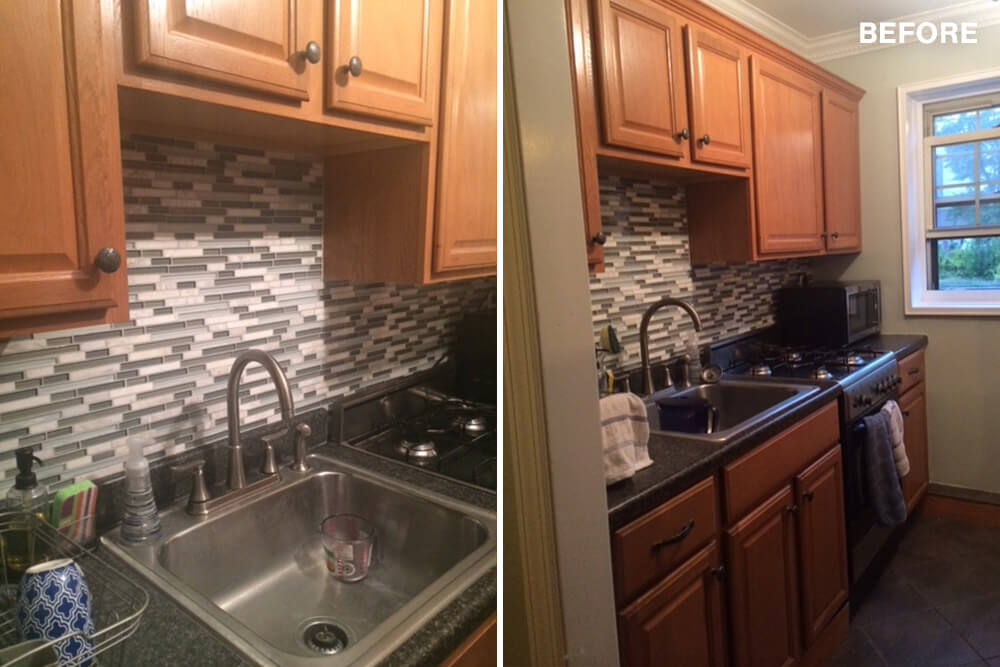 The kitchen before the remodel