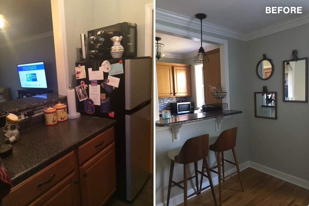 The kitchen before the remodel