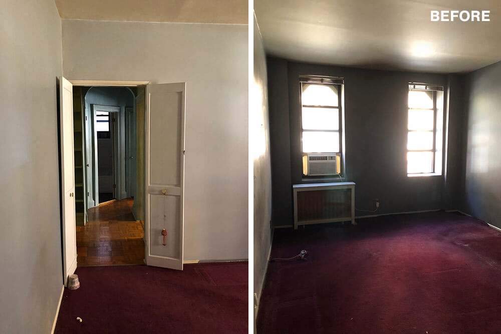 Guest bedroom before renovation