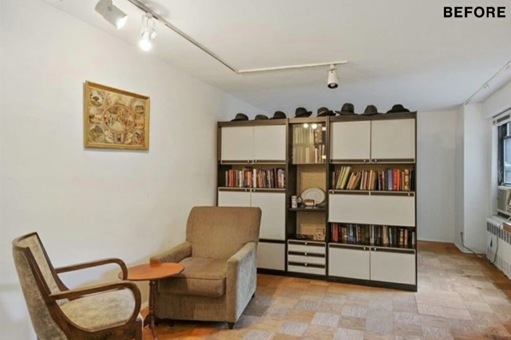 living room before