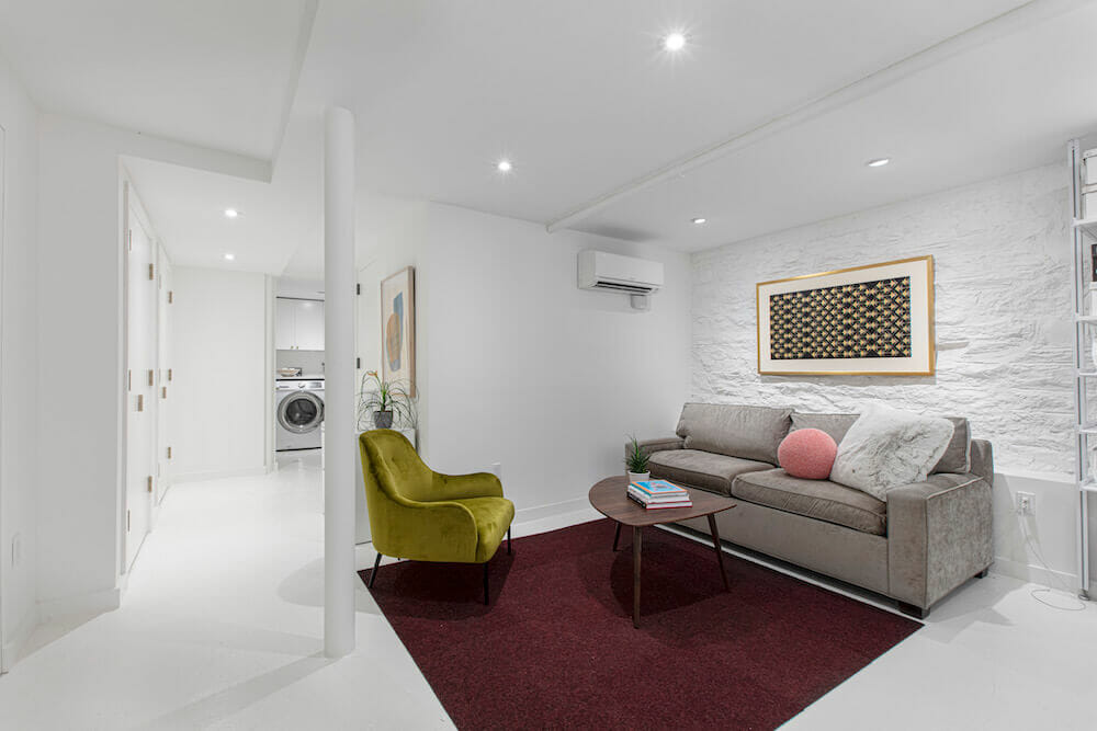 basement seating