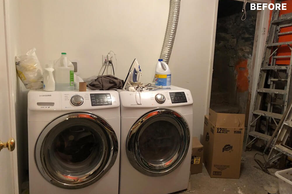 basement before