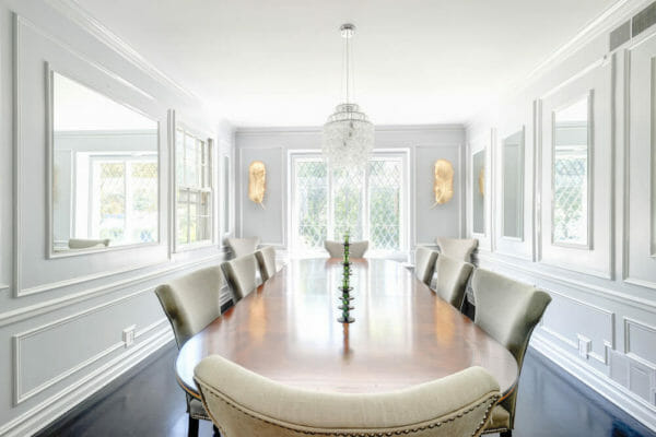 trim molding dining room