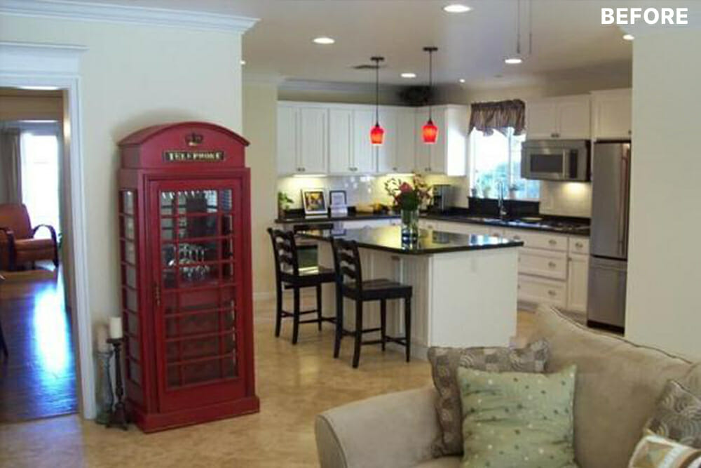 kitchen before