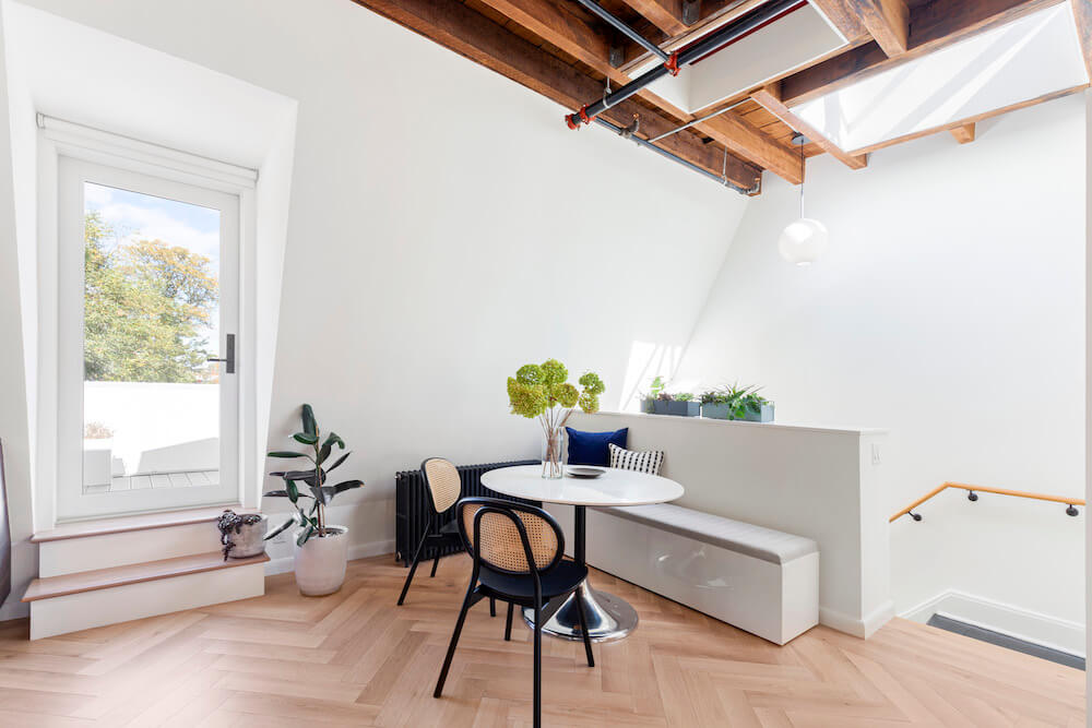 Brownstone remodel eat-in niche