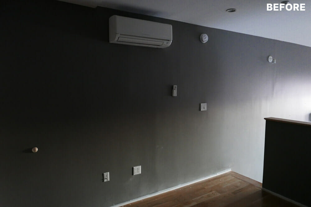 sleeping loft before