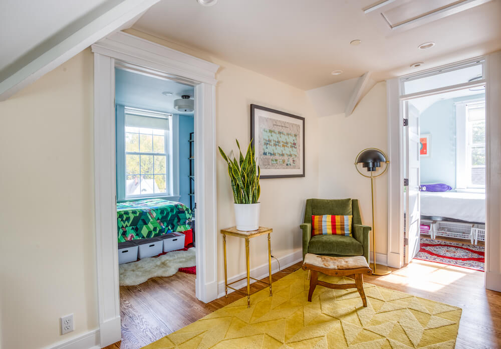 top floor remodel in a 1920s house
