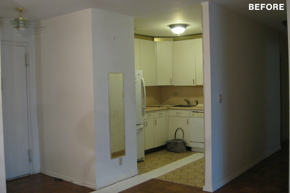 Kitchen before