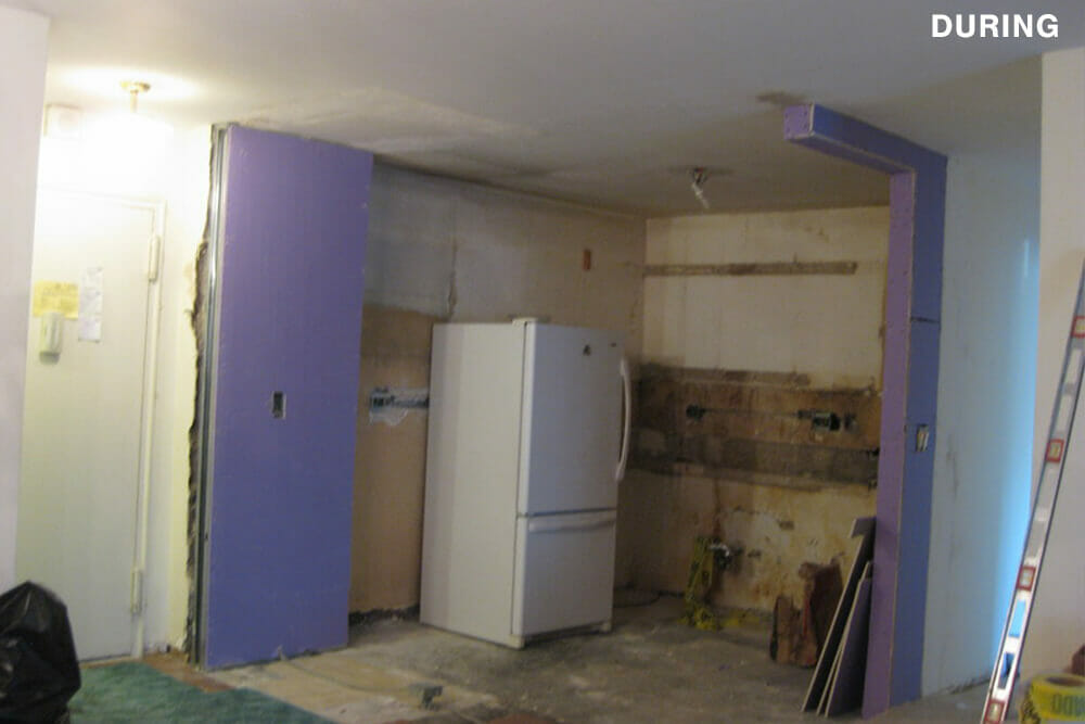 kitchen during