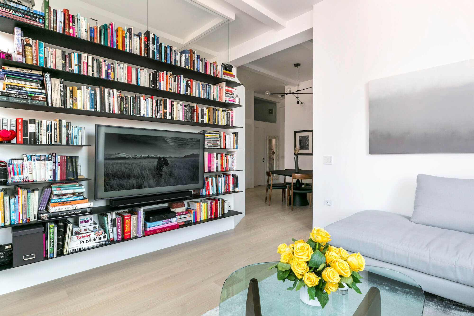 wall hung book shelves