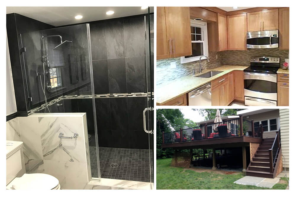 Collage of renovations