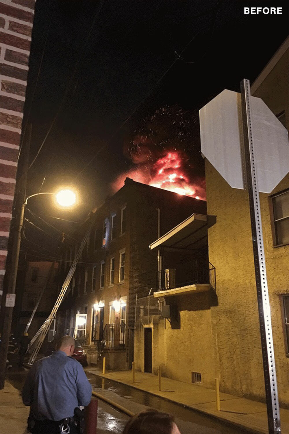 rowhouse fire