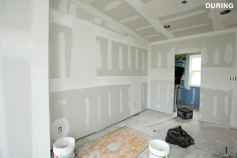 during third floor master and bath