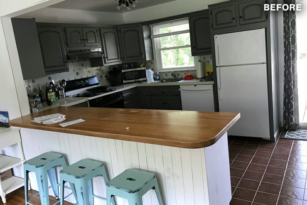 Ranch kitchen before