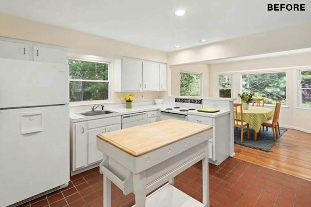 kitchen before