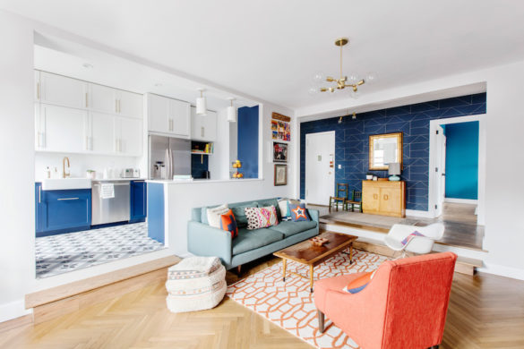 Kensington, renovation. open living