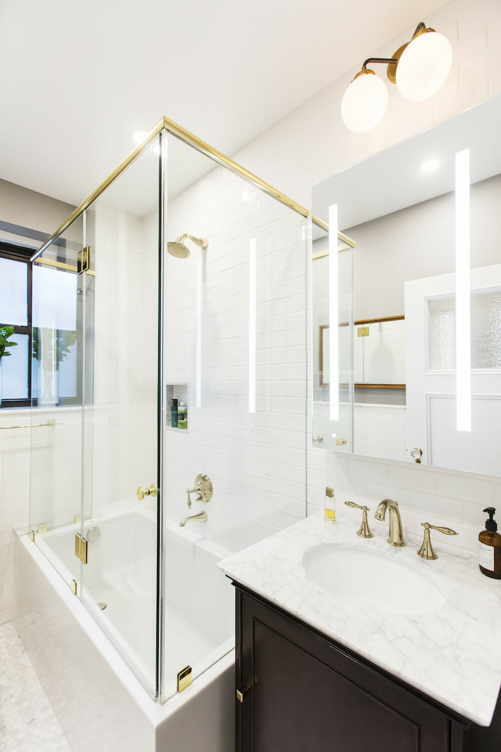 gold bathroom