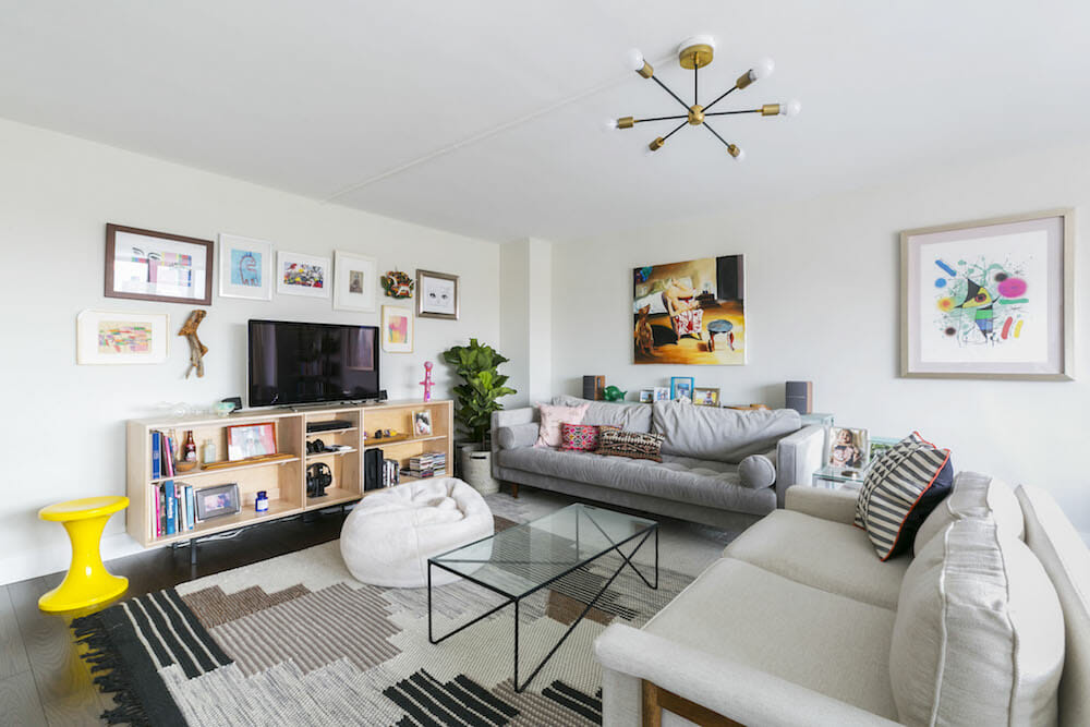 Clinton Hill, Brooklyn, renovation, living room
