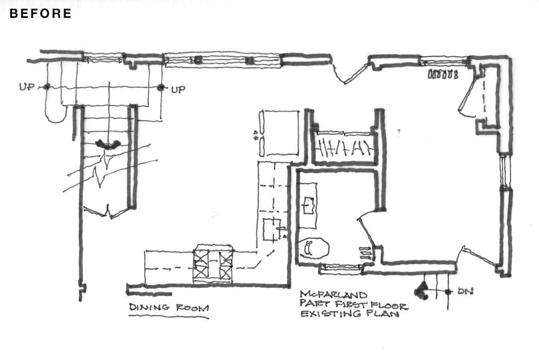 before floor plan