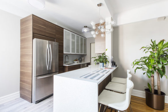 how to make a galley kitchen bigger