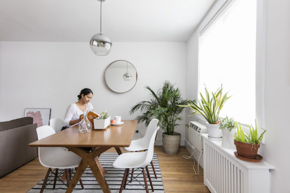 walnut wood dining table