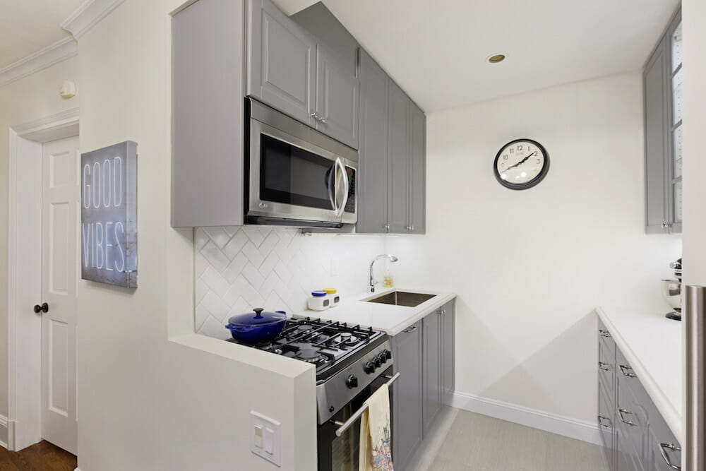galley kitchen