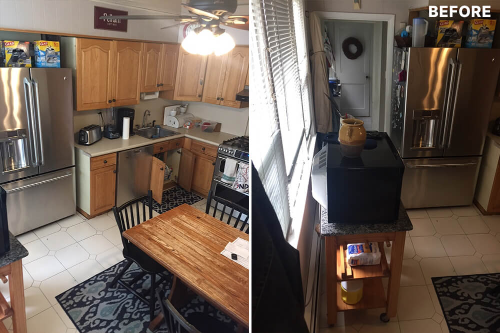 kitchen before