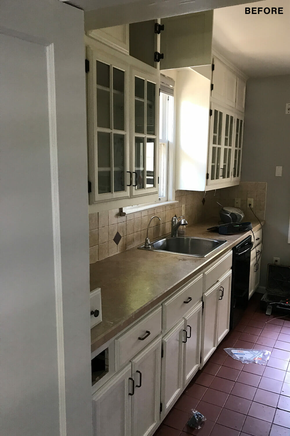 kitchen before