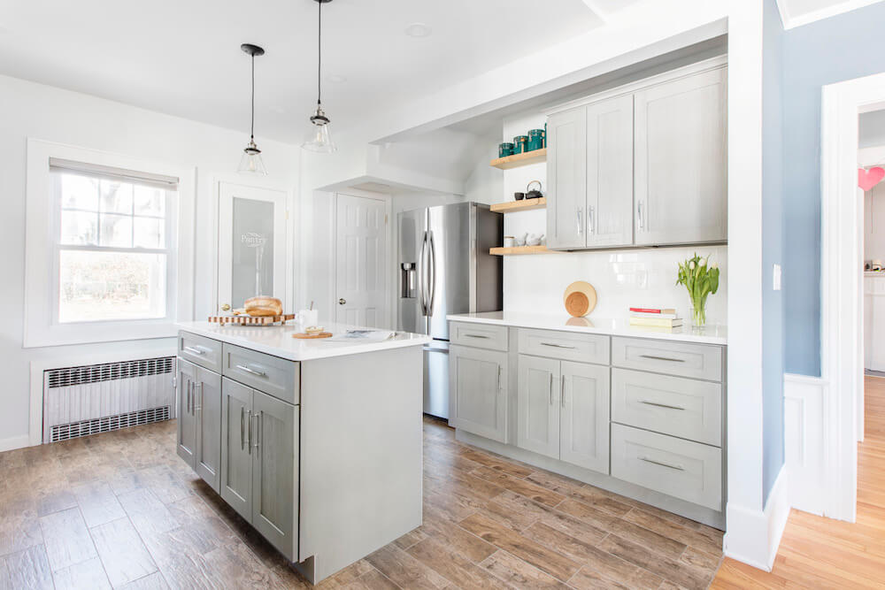 gray kitchen
