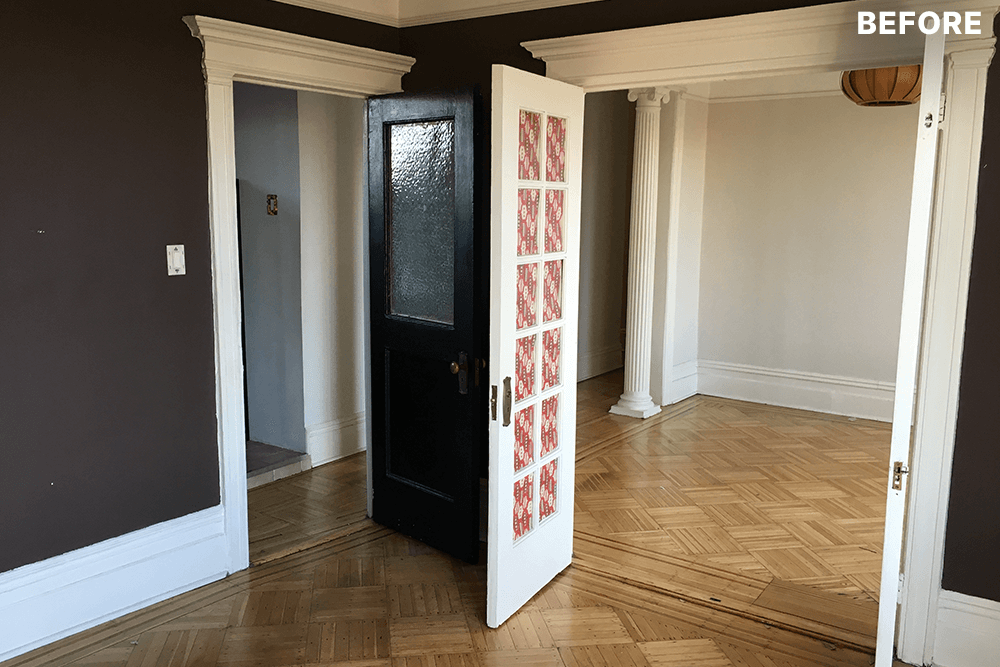 before living room